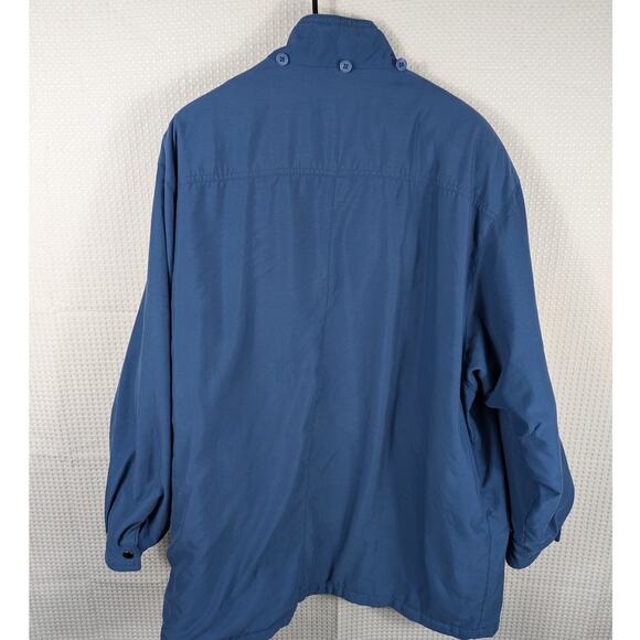 Forecaster of Boston Jacket Men’s Large Blue Insulated Zip Vintage Outerwear - Picture 5 of 5